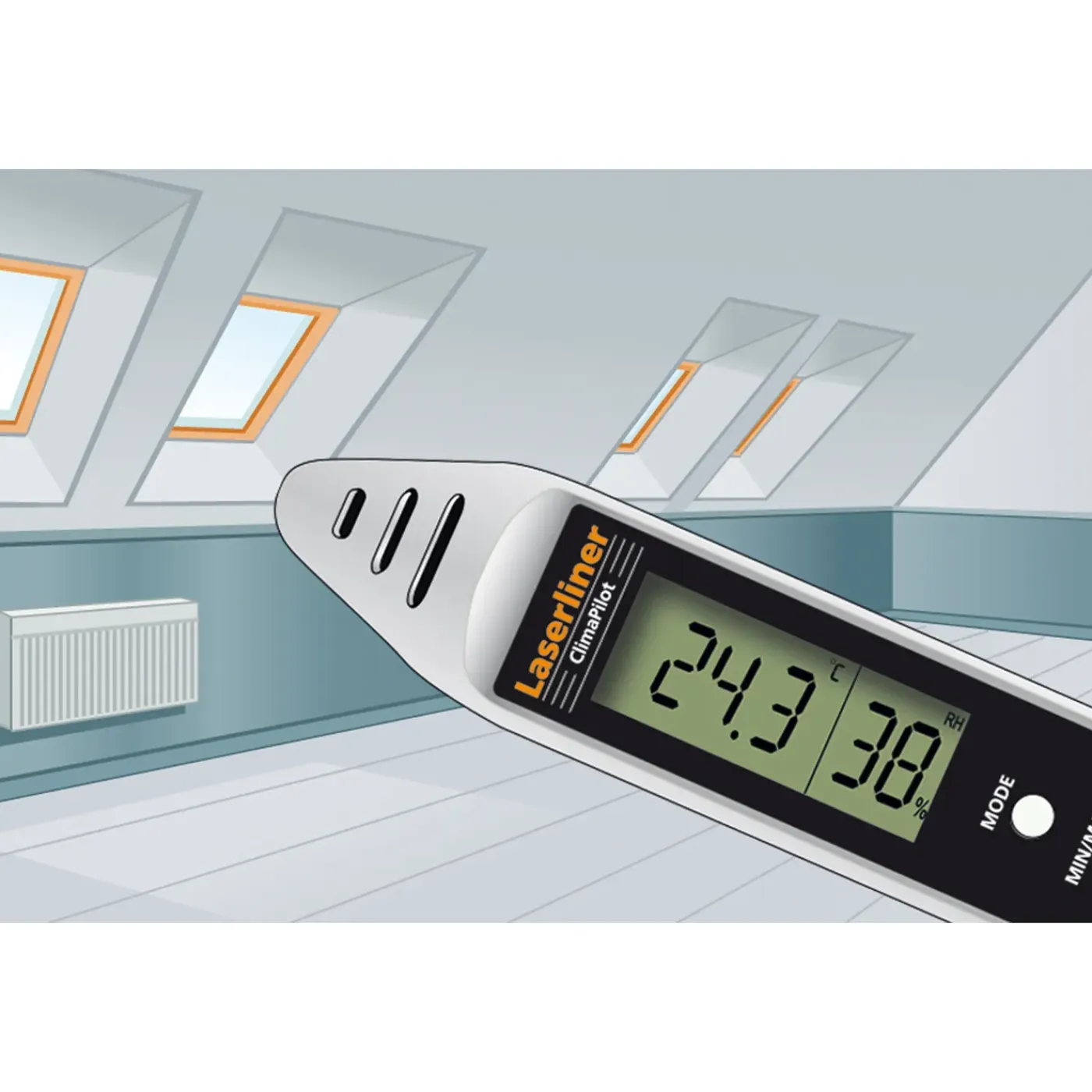 Laserliner digitale hygrometer