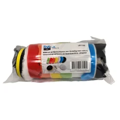 LB Tools Polijst set 10 delig 80mm polijstschijven velcro steunschijf 75mm met boormachine adapter