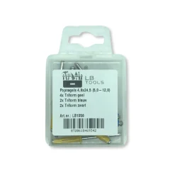 Lb Tools Popnagels Kentekenplaat | Triform Geel, Blauw, Zwart Aluminium (8st) (lb1056)