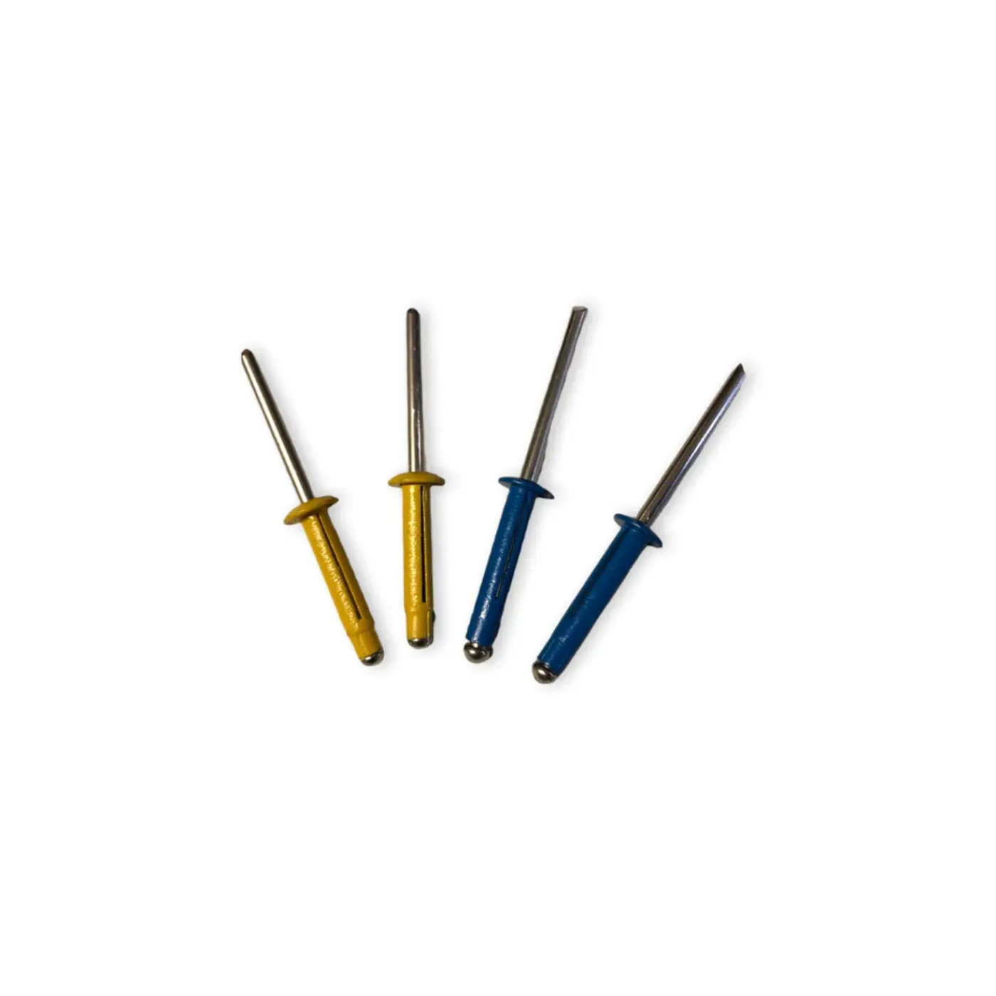 LB Tools Popnagels Kentekenplaat Geel En Blauw Aluminium (4 St) (lb1133)