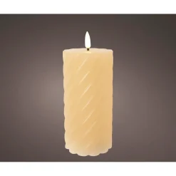 Decoris LED kaars 15cm parel