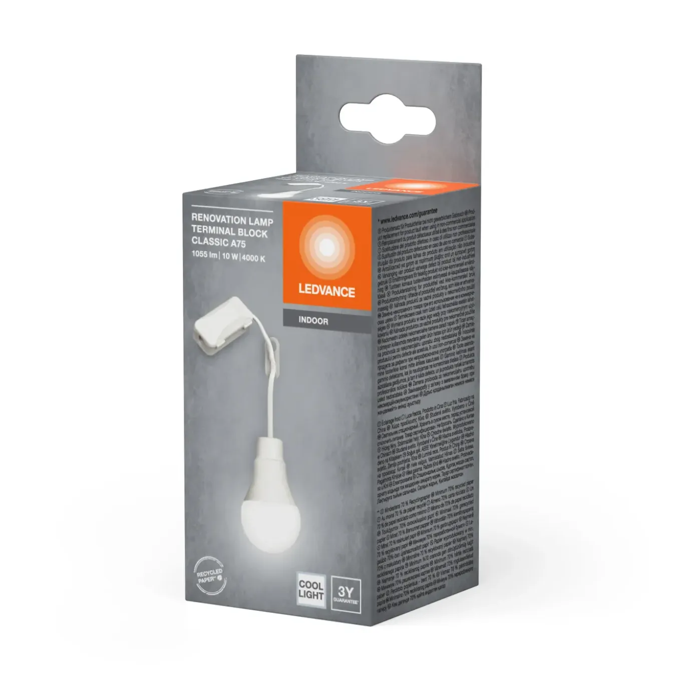 Ledvance Renovatielamp - Wit - Koel Wit - 10W