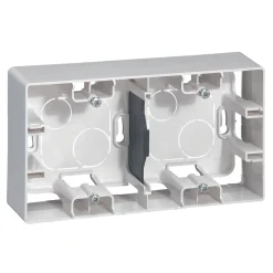Legrand opbouwkader 2 modules Niloé wit