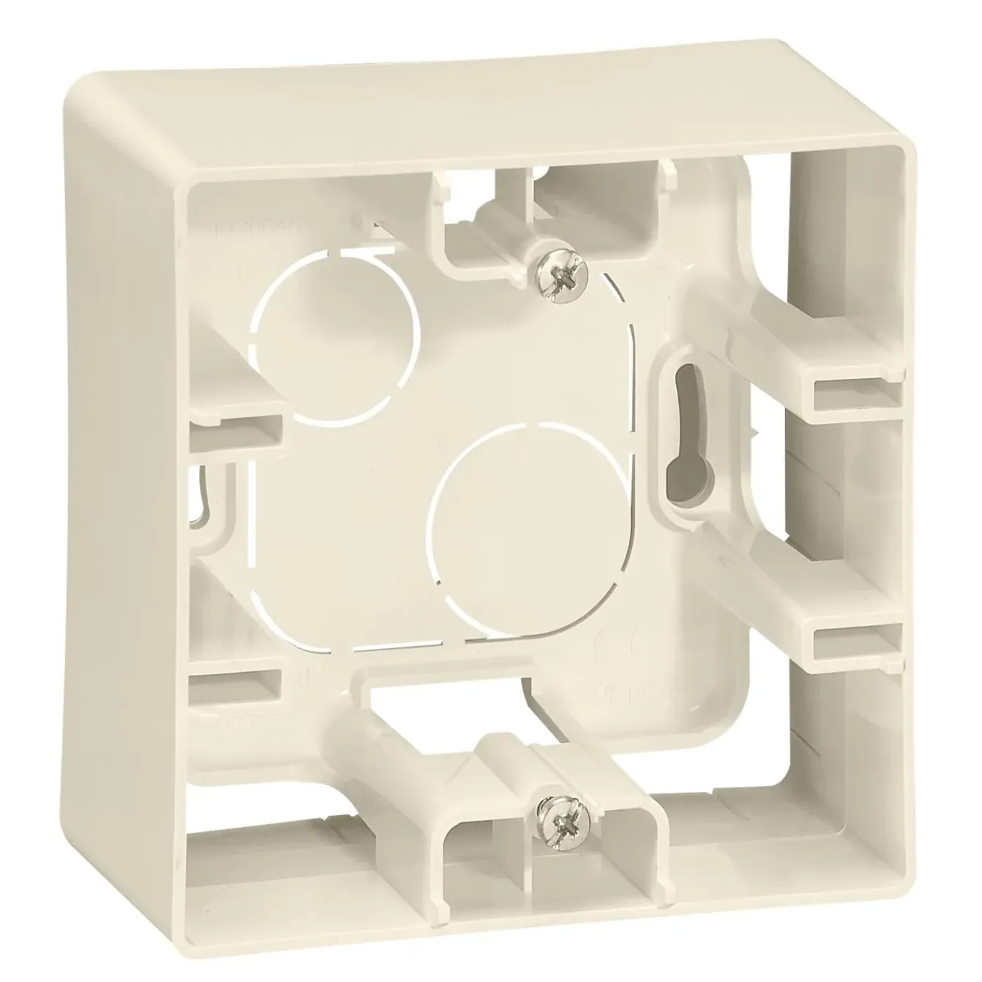 Legrand opbouwraam 1 module Niloé wit crème