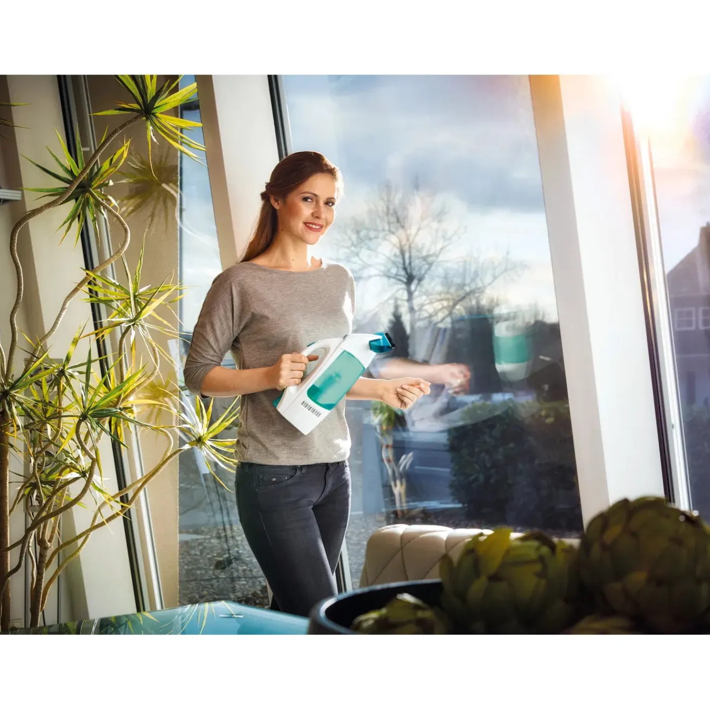 Leifheit Dry & Clean Raamzuiger