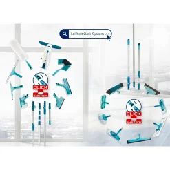 Leifheit Flexipad Bad- En Tegelwisser 20cm - Telescoopsteel 150cm - Cs