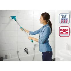 Leifheit Flexipad Bad- En Tegelwisser 20cm - Telescoopsteel 150cm - Cs