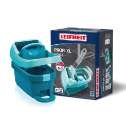 Leifheit Profi XL uitwringpers met wieltjes
