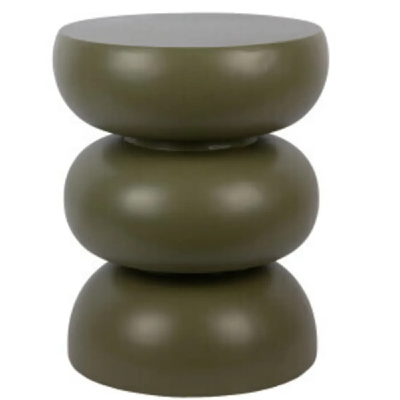 Leitmotiv - Kruk Curva - Groen - 35,5x35,5x44 Cm