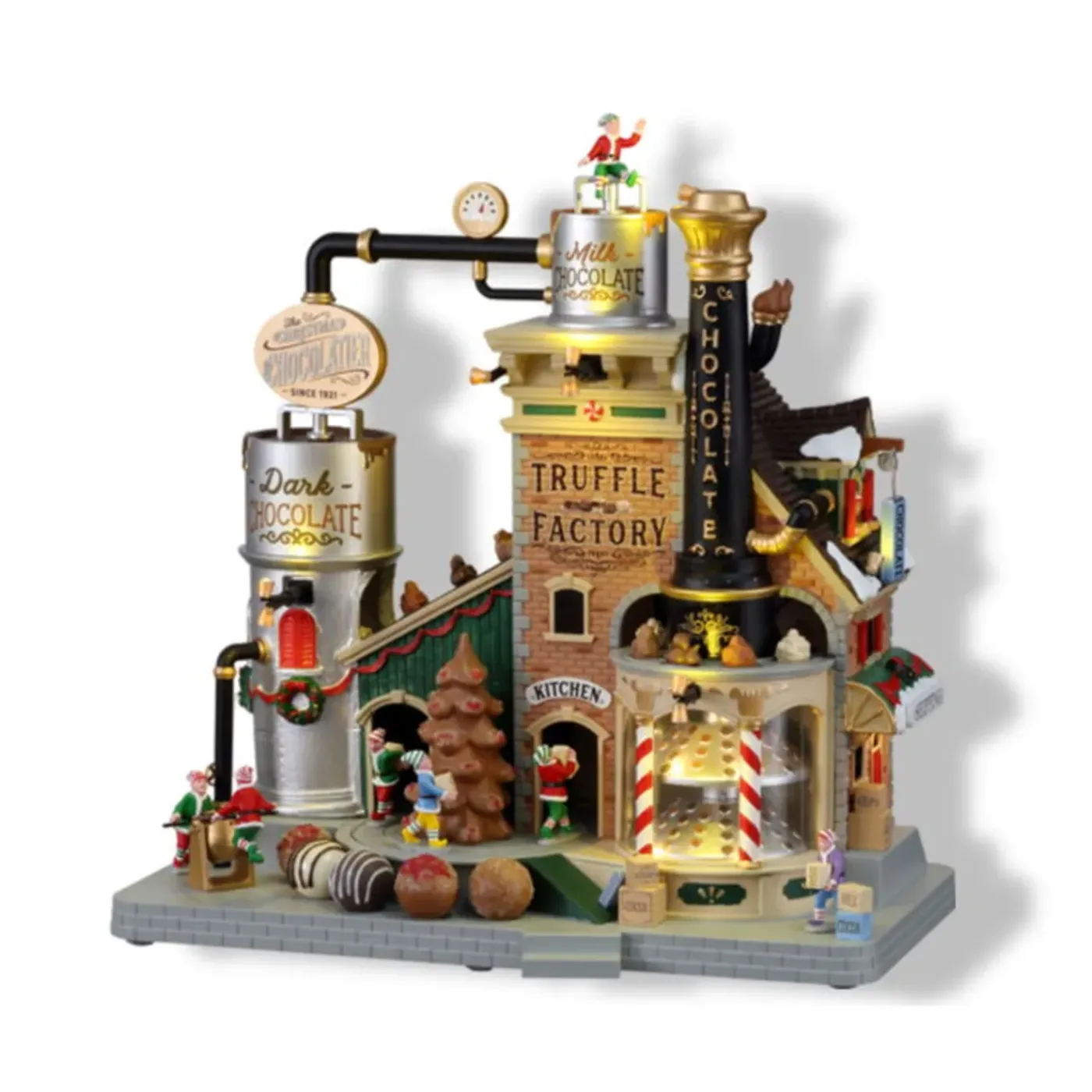 LEMAX - The Christmas Chocolatier Truffle Factory With 4.5V Adaptor Kerst