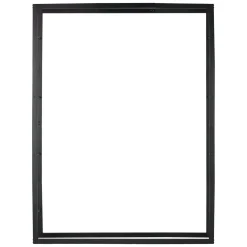 Lendo Online Brandhoutrek 148×25×196 Cm Zwart Staal