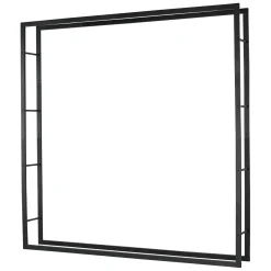 Lendo Online Brandhoutrek 196×25×196 Cm Zwart Staal