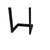 Lendo Online Brandhoutrek Wand 25x25x196 Cm Zwart Staal
