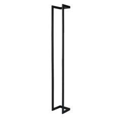 Lendo Online Brandhoutrek Wand 25x25x196 Cm Zwart Staal