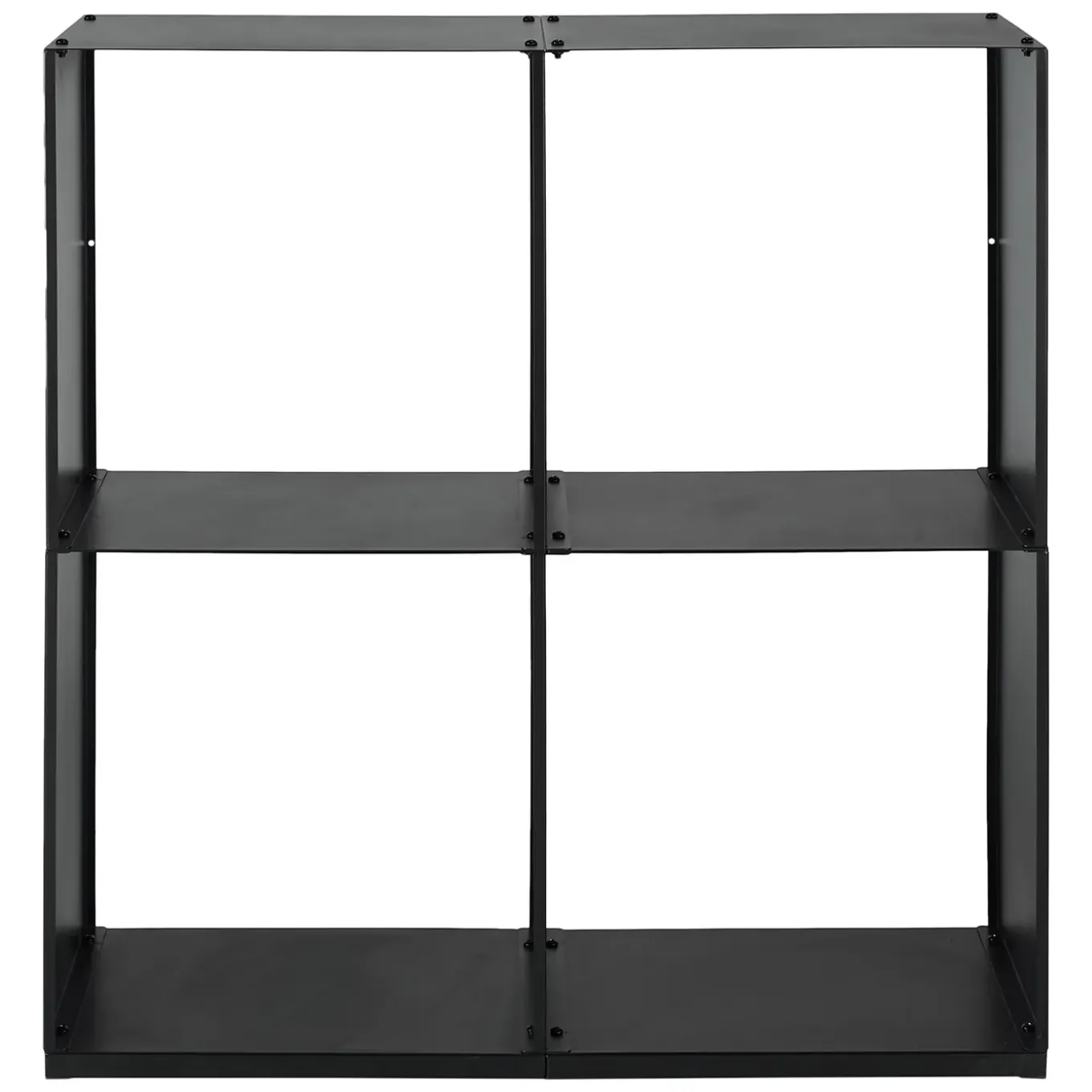 Lendo Online Brandhoutrek 80x28x80 Cm Zwart Staal