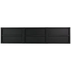 Lendo Online Brandhoutrek 80x28x120 Cm Zwart Staal