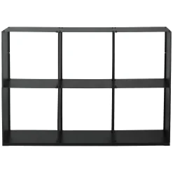 Lendo Online Brandhoutrek 80x28x120 Cm Zwart Staal