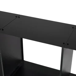 Lendo Online Brandhoutrek 80x28x120 Cm Zwart Staal