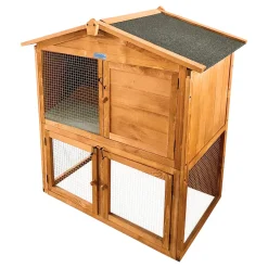 Lendo Online Konijnenhok 94x46x96 Cm Honingbruin Hout