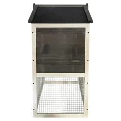 Lendo Online Konijnenhok 145x45x85 Hout Grijs