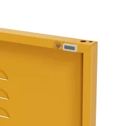 Lendo Online Lockerkast Metaal 90x50x180 Cm Geel