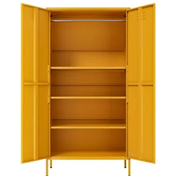 Lendo Online Lockerkast Metaal 90x50x180 Cm Geel