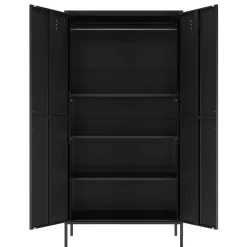 Lendo Online Lockerkast Metaal 90x50x180 Cm Zwart