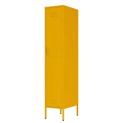 Lendo Online Lockerkast Metaal 35x50x180 Cm Geel