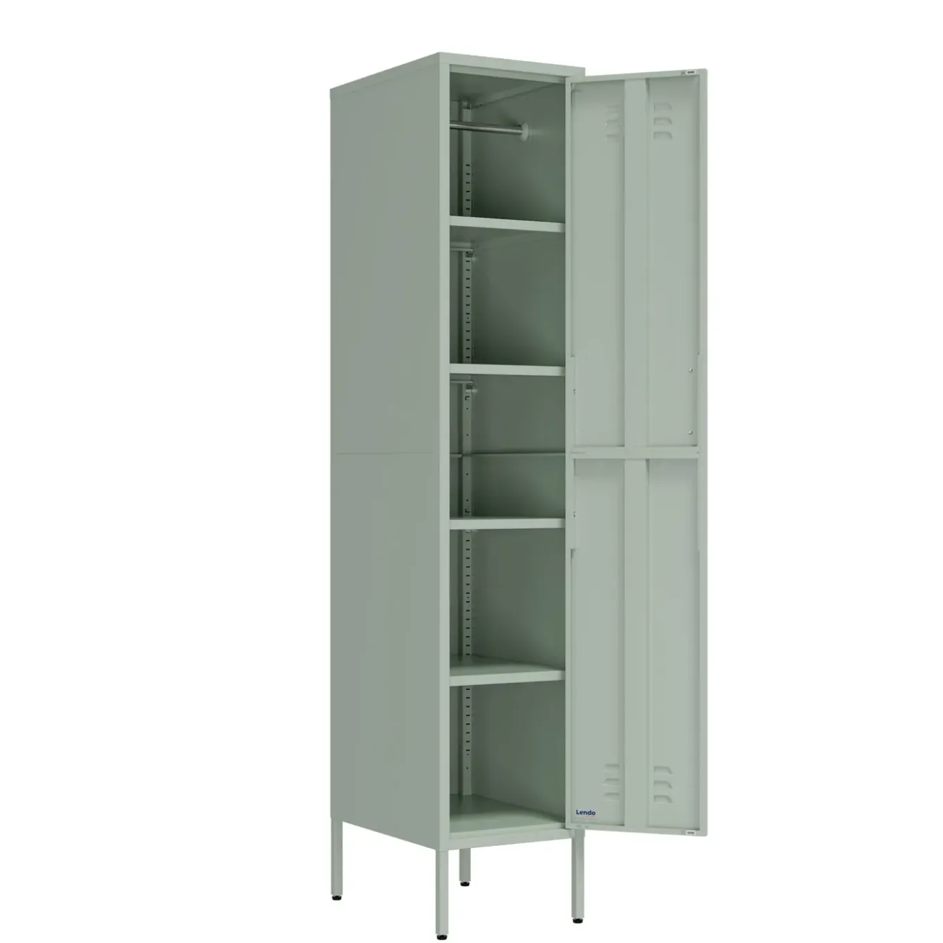 Lendo Online Lockerkast Metaal 35x50x180 Cm Groen