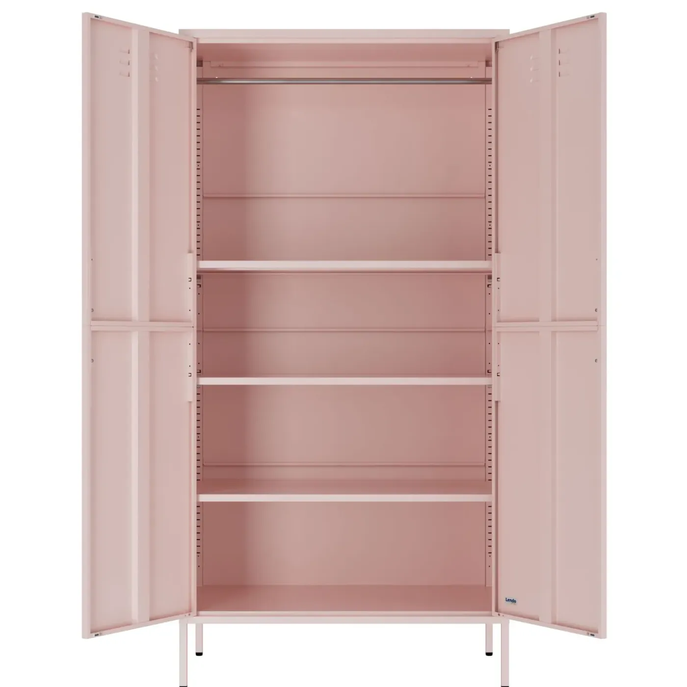 Lendo Online Lockerkast Metaal 90x50x180 Cm Roze