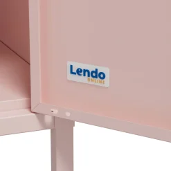 Lendo Online Lockerkast Metaal 90x50x180 Cm Roze