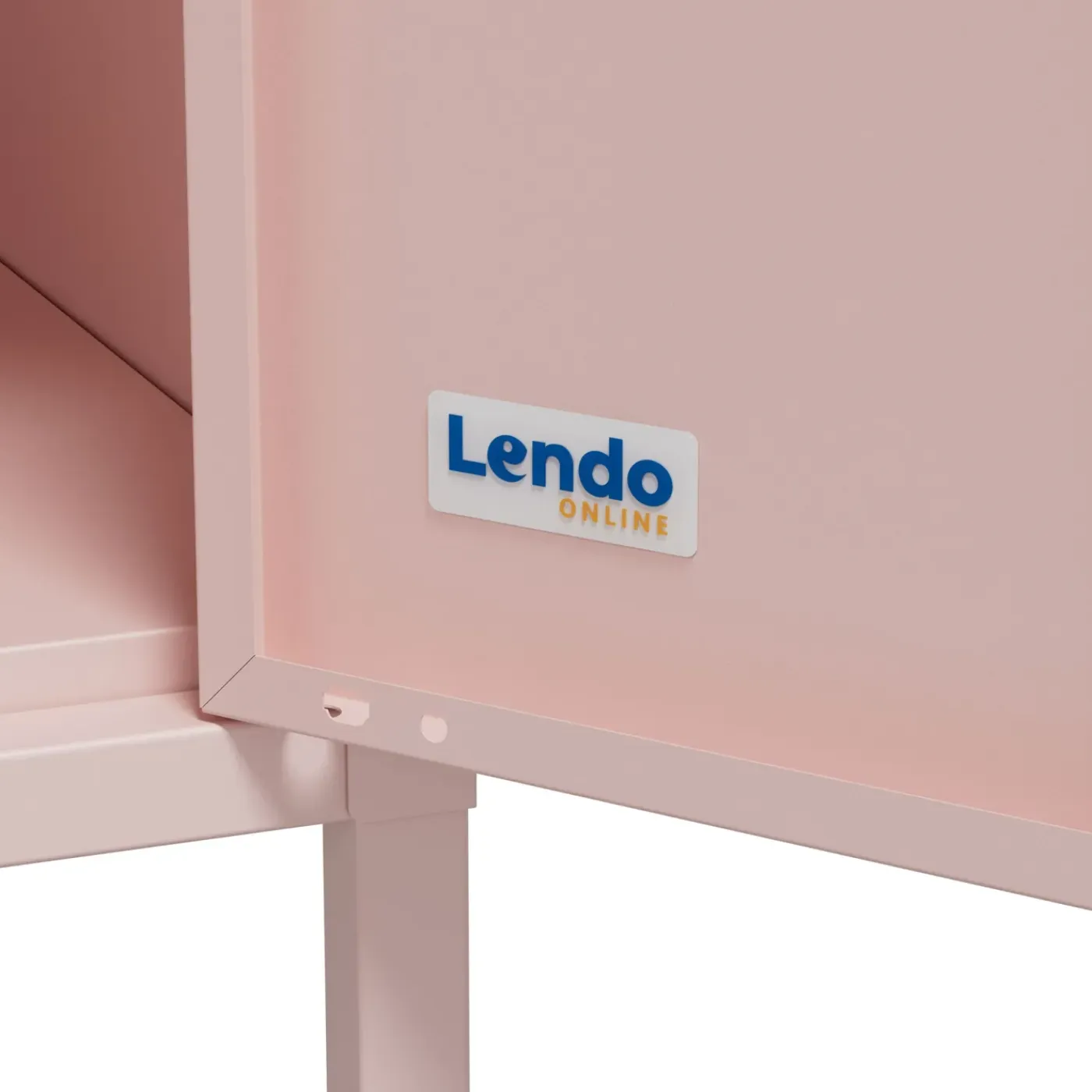 Lendo Online Lockerkast Metaal 90x50x180 Cm Roze