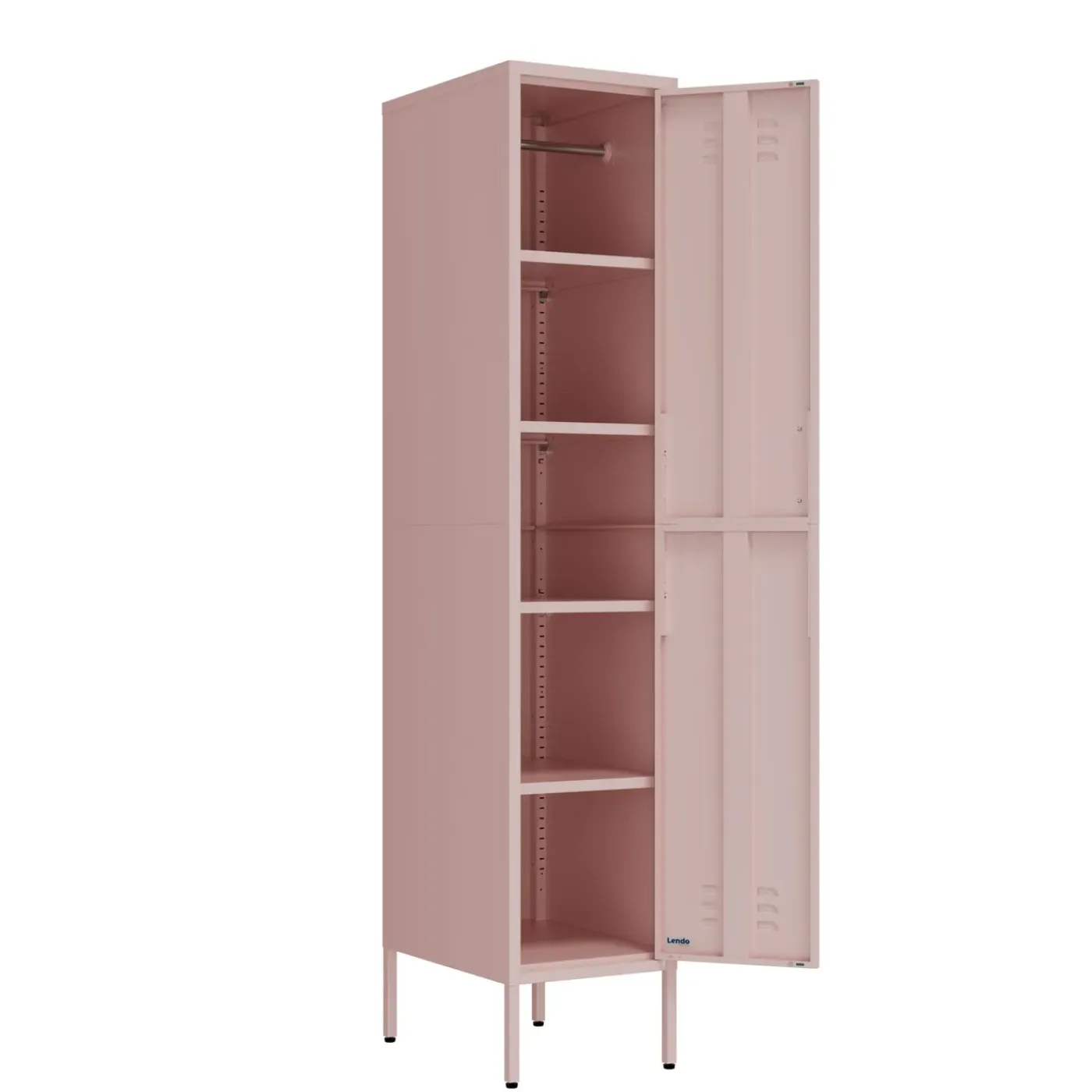 Lendo Online Lockerkast Metaal 35x50x180 Cm Roze