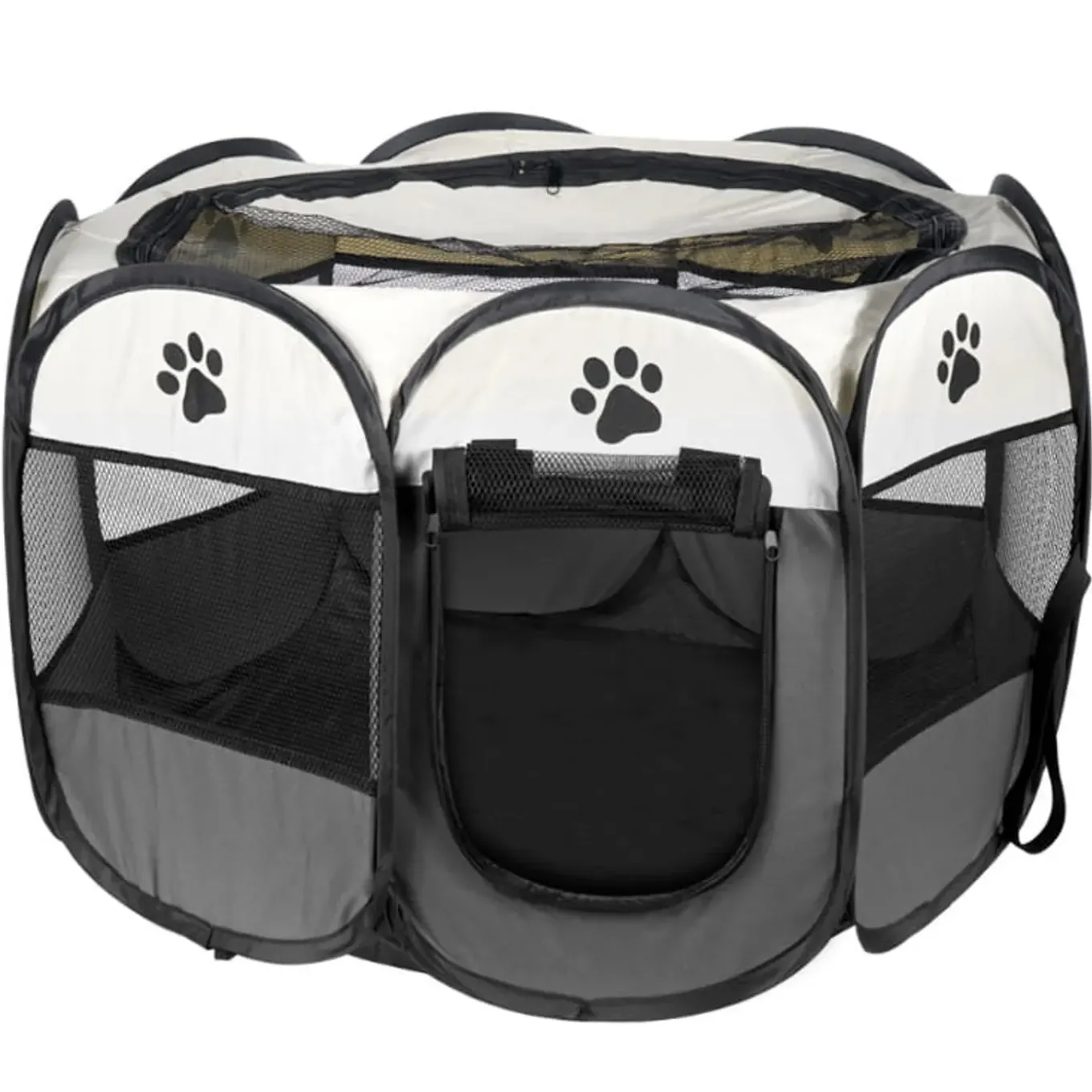 Leobert - Dierenren - Grijs - 91x91x58 Cm