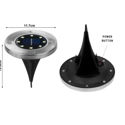 Lichtendirect - Led Solar Grondspot - 6 stuks - Tuinverlichting - Waterdicht