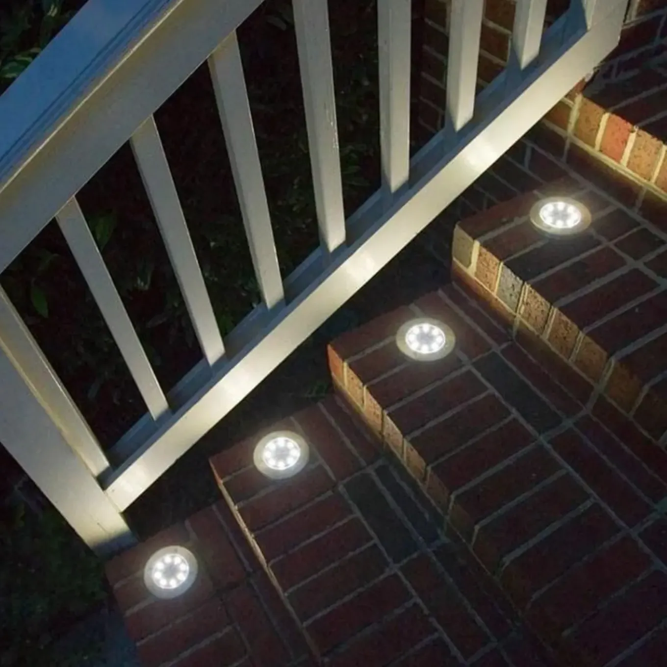 Lichtendirect - Led Solar Grondspot - 6 stuks - Tuinverlichting - Waterdicht