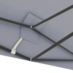 Lifegoods Partytent - Opvouwbaar - 3x3 M - Easy Up - Waterdicht - Donkergrijs