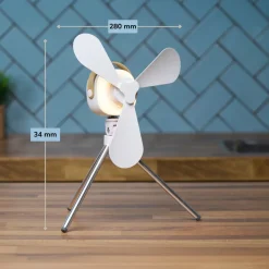 Lifetime Air Tafelventilator Usb-c Oplaadbaar