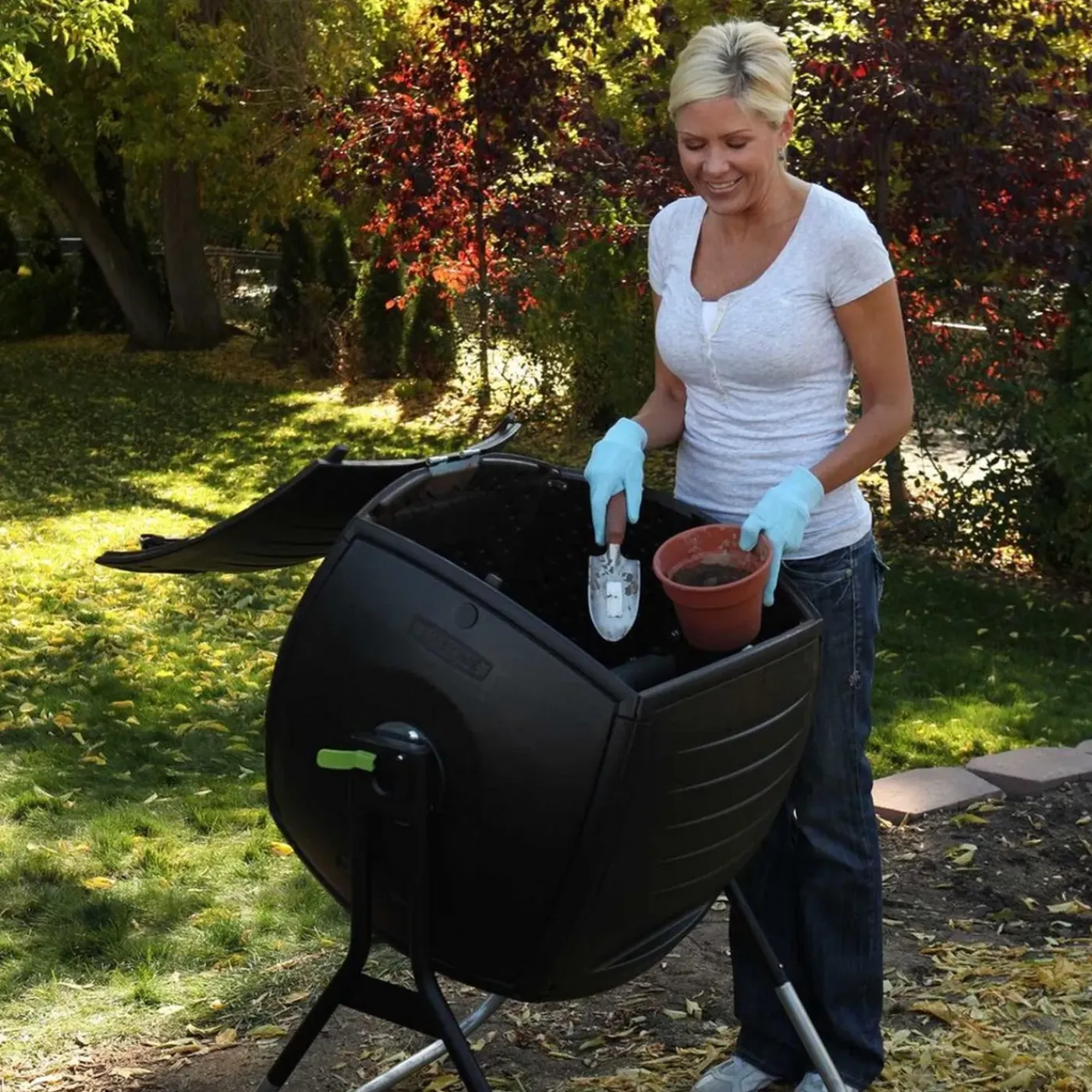 Lifetime Compostbak 189 Liter Lk05000 - Composteertrommel Draaibaar