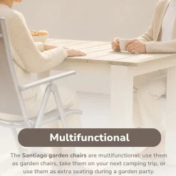 Lifetime Garden Tuinstoelen Santiago Set 2 Stuks - Tuinstoel