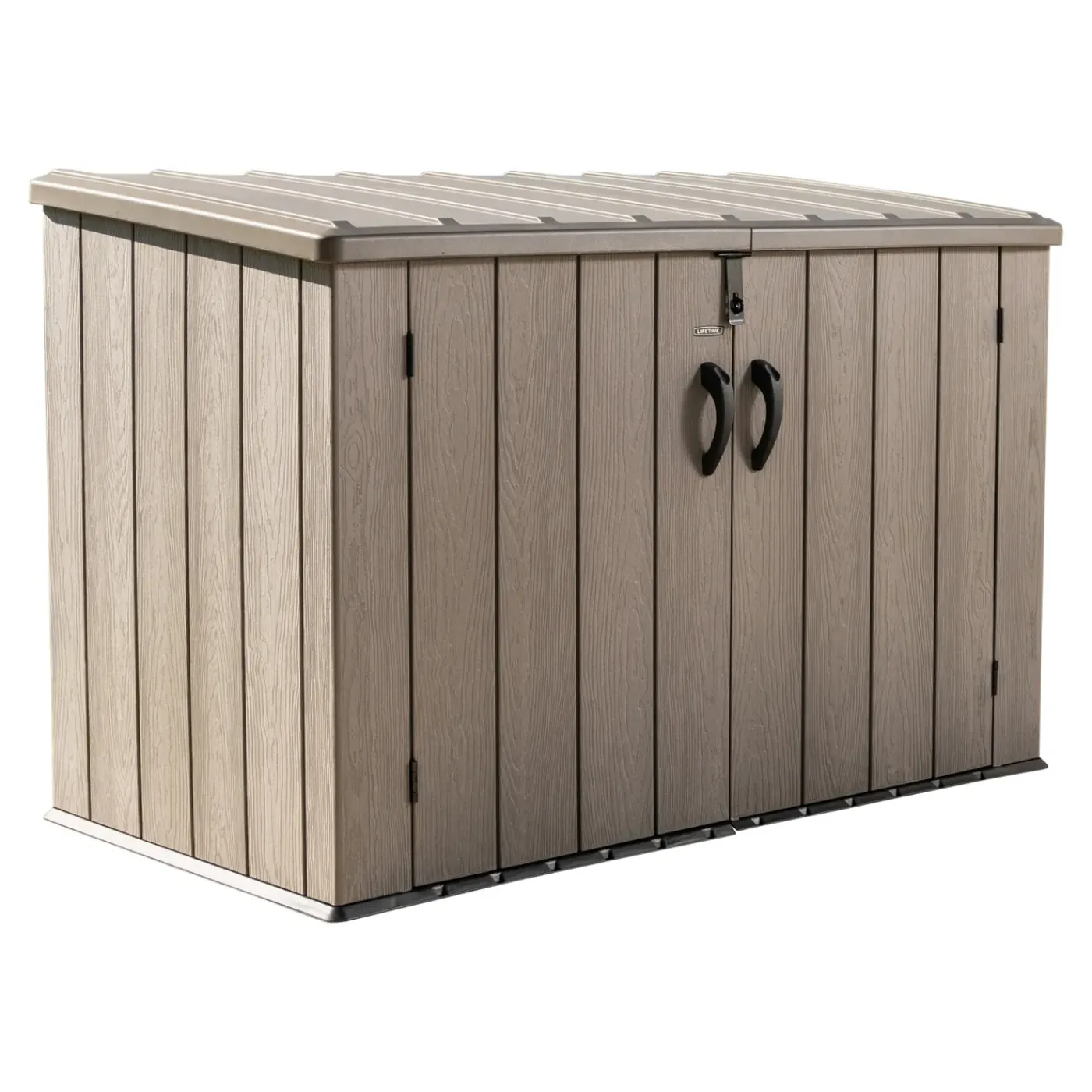 Lifetime Greg - Kunststof Containerombouw - 3kliko Ombouw Voor 3 Containers - Bruin