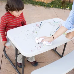 Lifetime Kindertafel Opvouwbaar - Picknickset Voor Binnen En Buiten - Creme