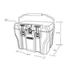 Lifetime Koelbox Premium 27 Liter Lb90911 - 33x55x41cm - Grijs