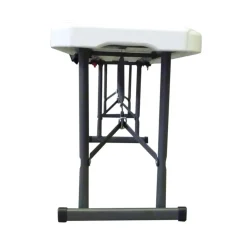 Lifetime Kunststof Bank Opbouwbaar - Wit - 29x183x42cm