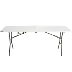 Lifetime Kunststof Tafel Opvouwbaar - Campingtafel Light Commercial - 182x76x74cm - Wit