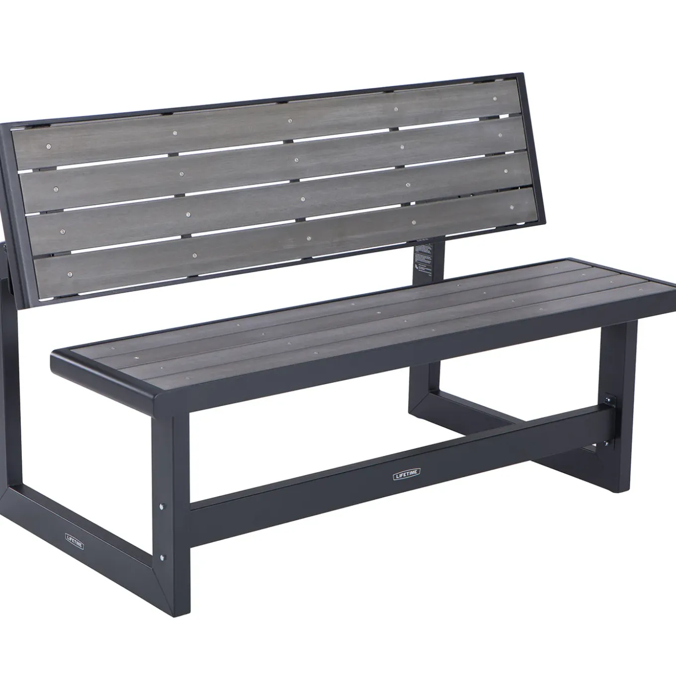 Lifetime Tuin Bank Convertible Grijs