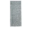 2LIF Vliegengordijn Martinique - 93x210cm - Grijs - Textiel