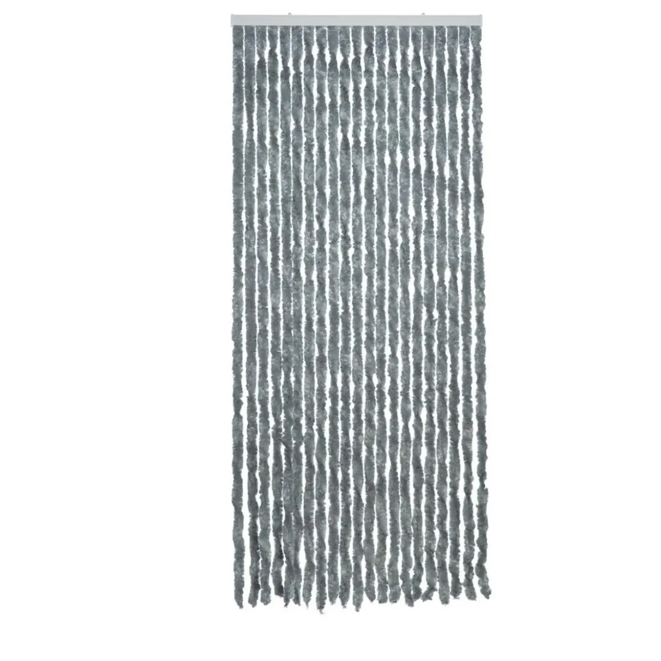 2LIF Vliegengordijn Martinique - 93x210cm - Grijs - Textiel