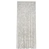 2LIF Vliegengordijn Martinique - 93x230cm - Grijs/Wit - Huisdiervriendelijk