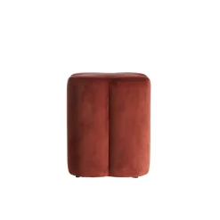 Light & Living Light&living Poef 38x38x45 Cm Nalani Bordeaux